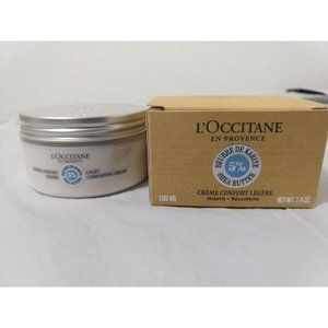 L'Occitane 5% Shea Butter Light Comforting Face Cream 3.4oz / 100 ml NIB